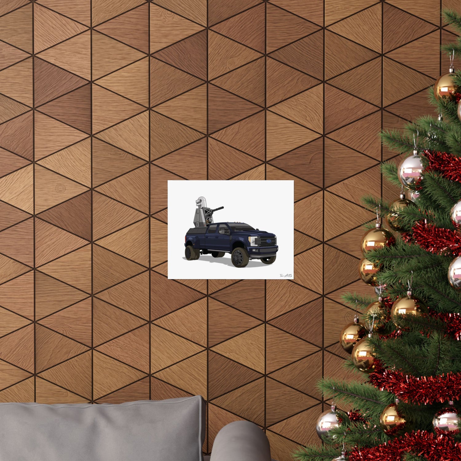 F350 Technical - Matte Poster