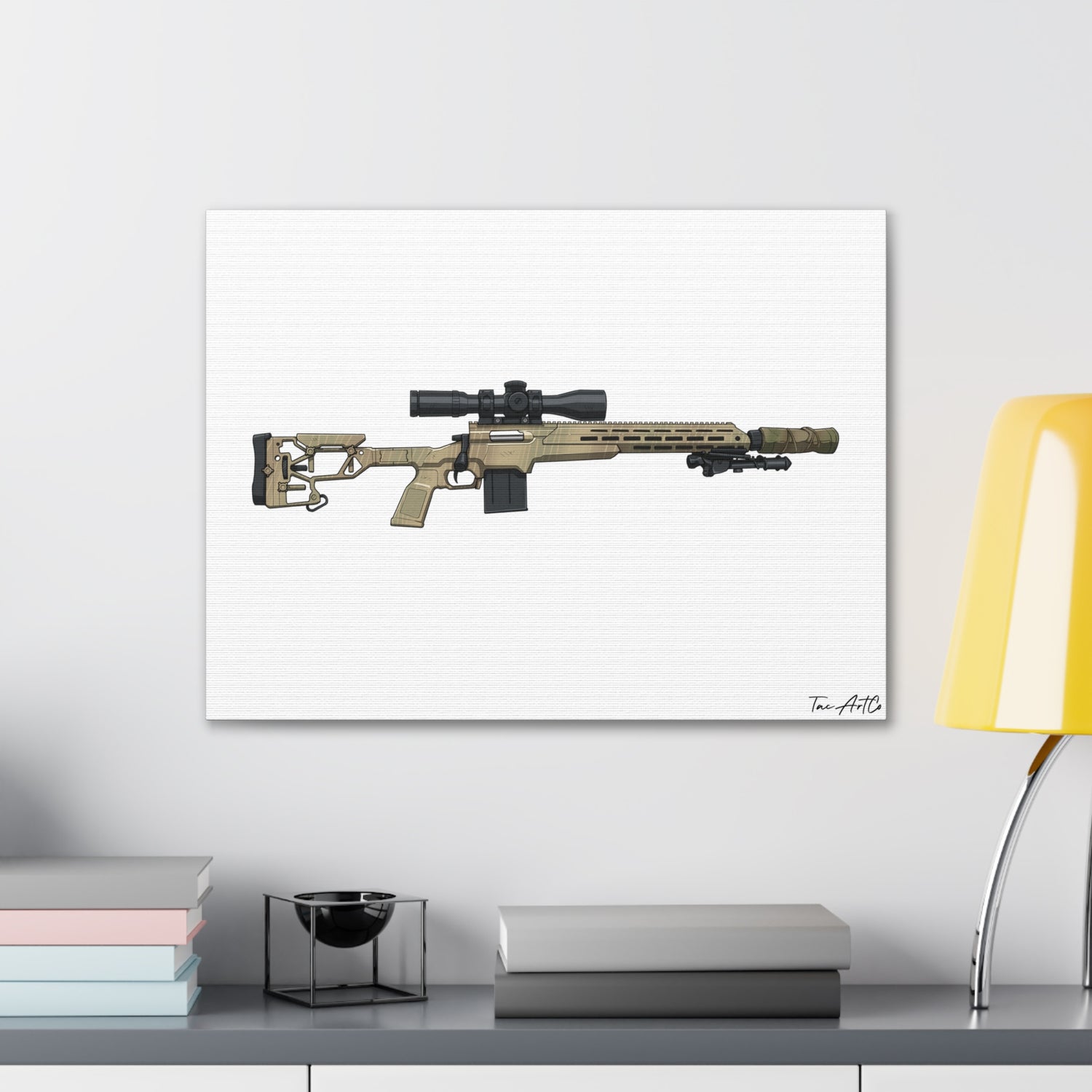 Bolt Gun v1 - Canvas Print