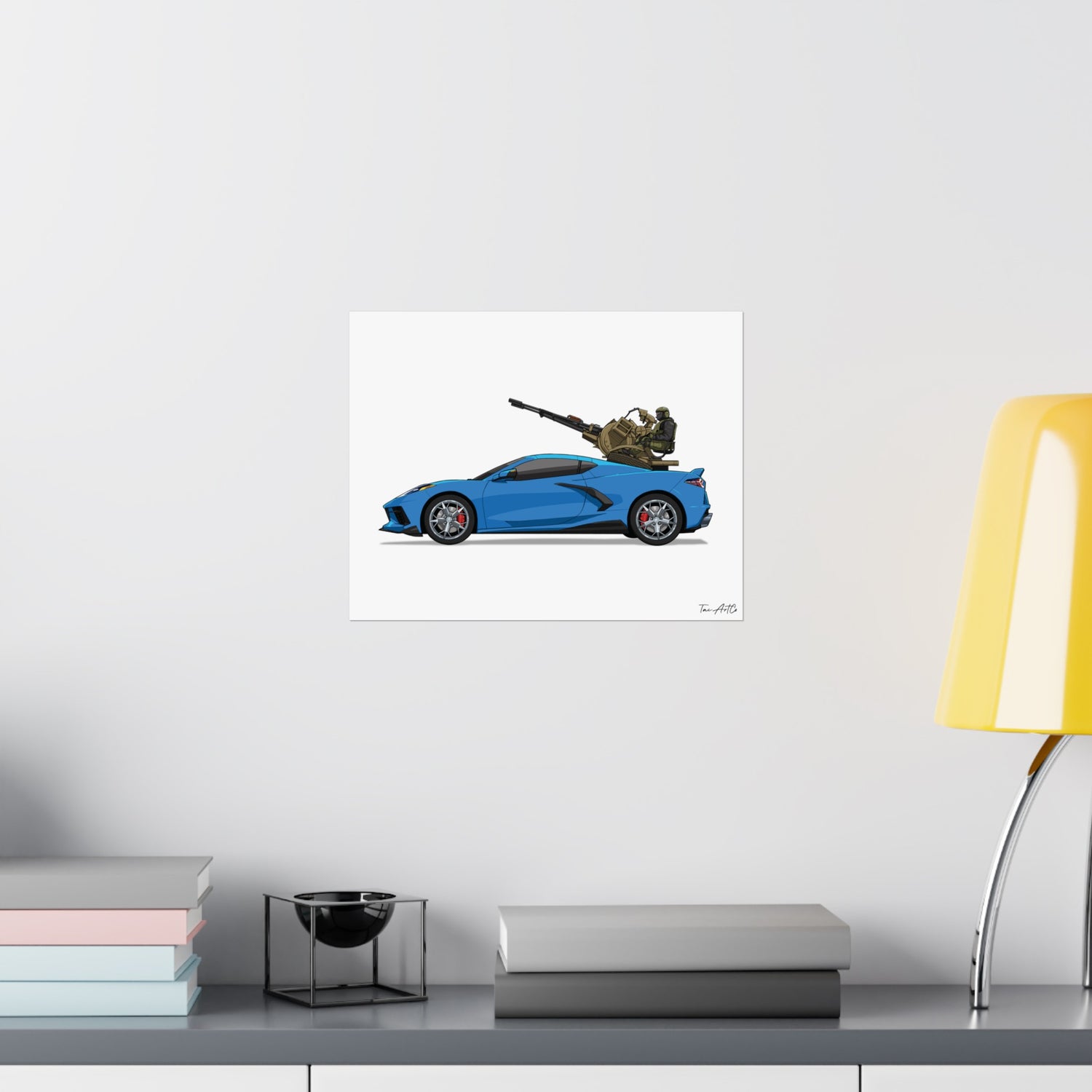 Corvette Technical - Matte Poster