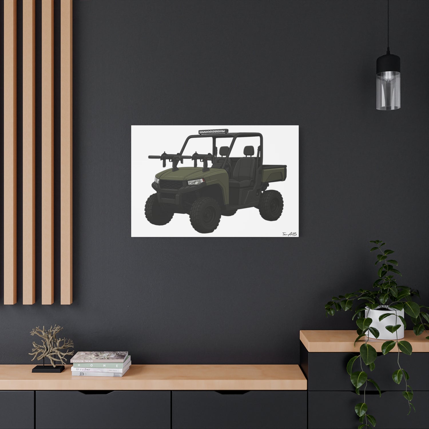 Off-Road Overkill – UTV MP7 Rig Canvas Print