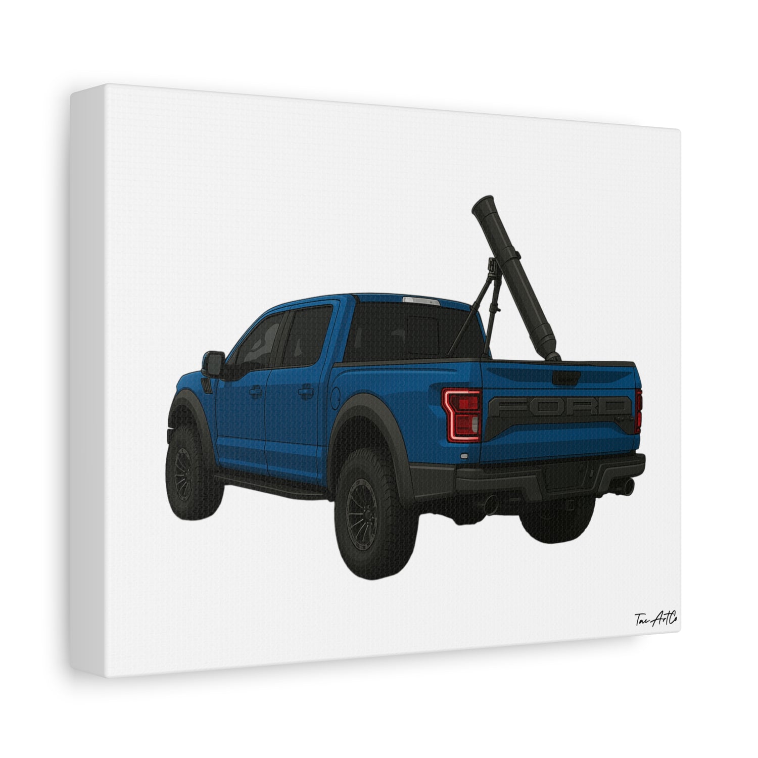 Heavy Payload – Raptor Mortar Rig Canvas Print
