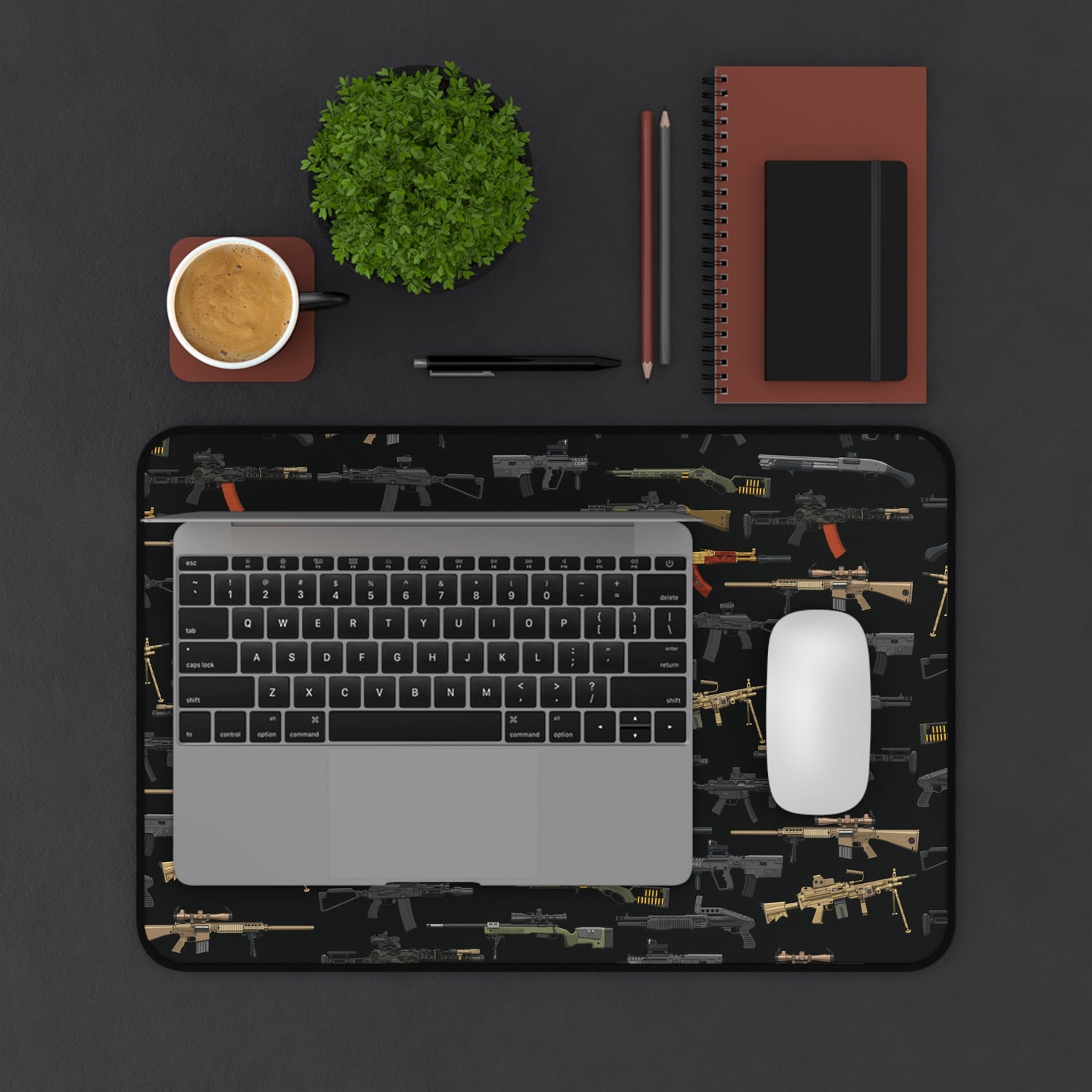 Firearm Assortment V2 – Desk Mat