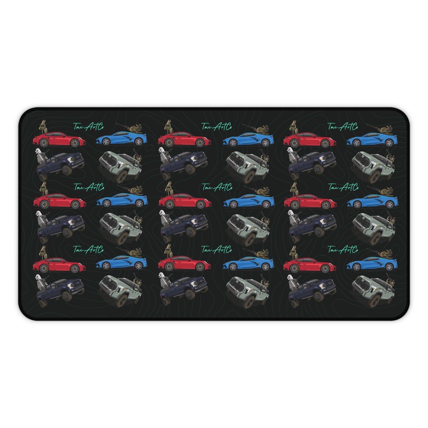 Technical Pattern - Desk Mat