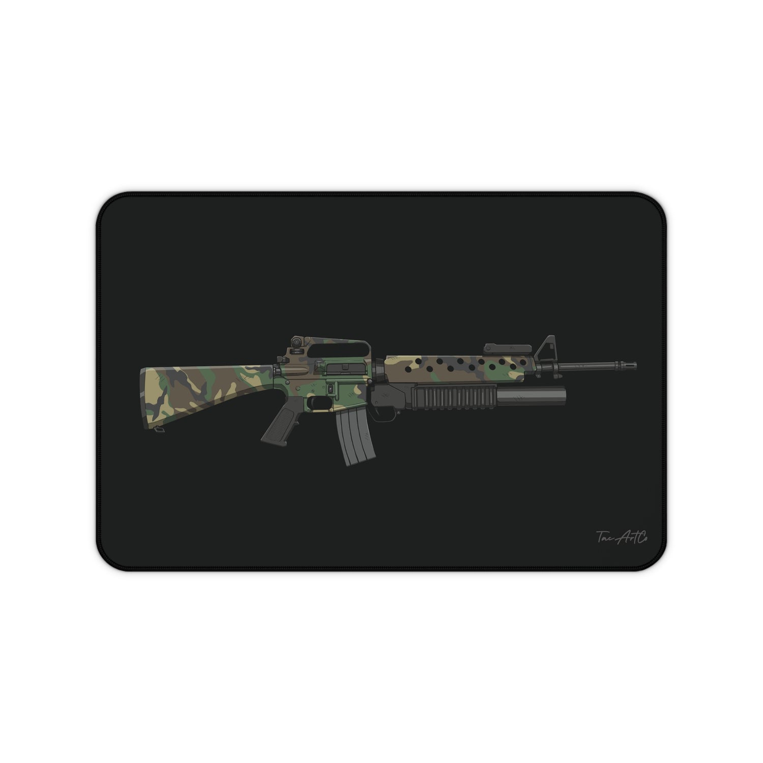 M16A2 M203 - Desk Mat