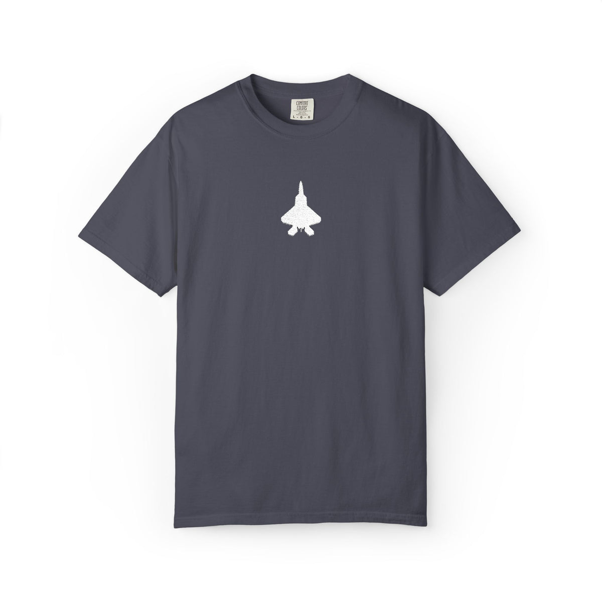 F22 Top View Silhouette – Embroidered Tee