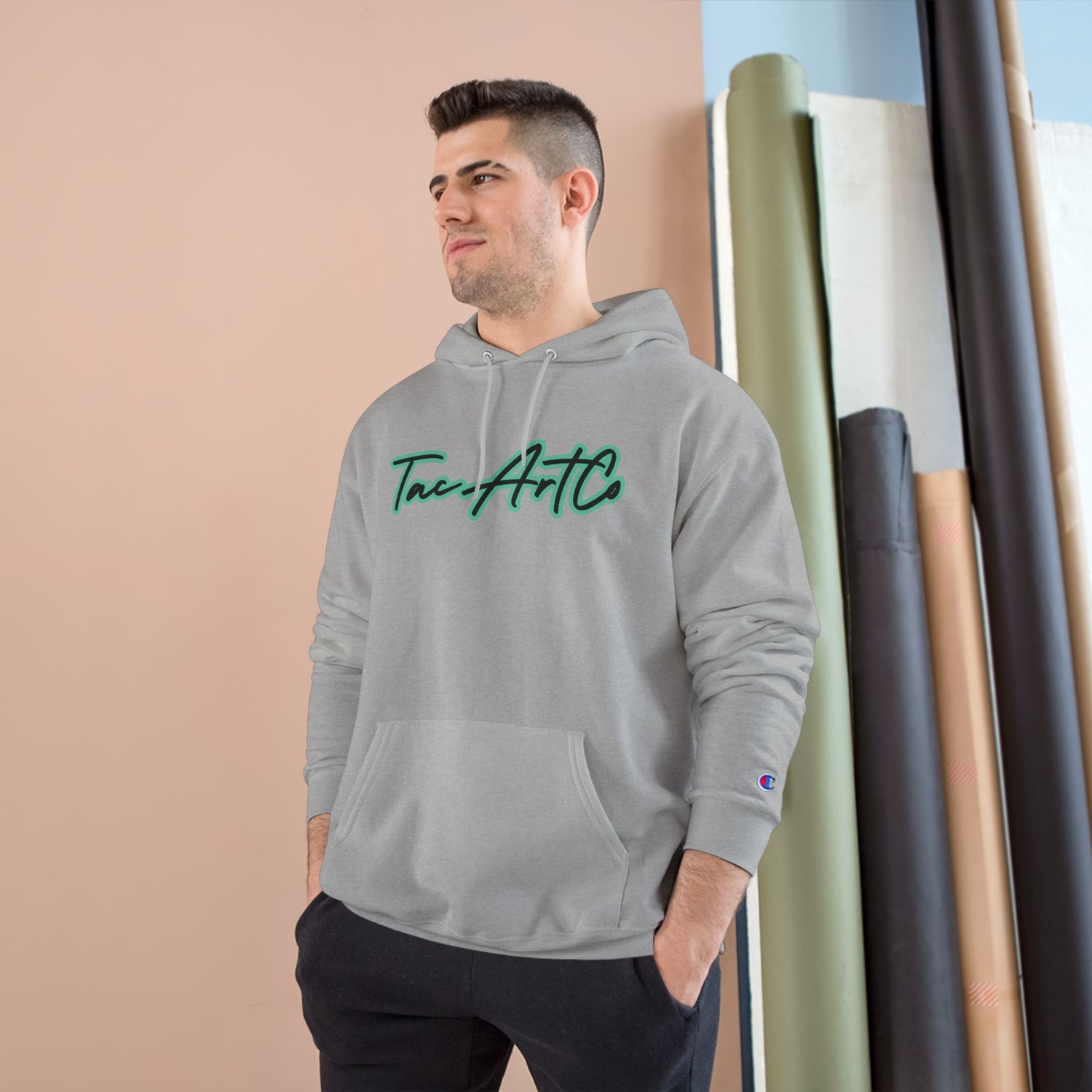 TacArtCo Logo - Champion Hoodie
