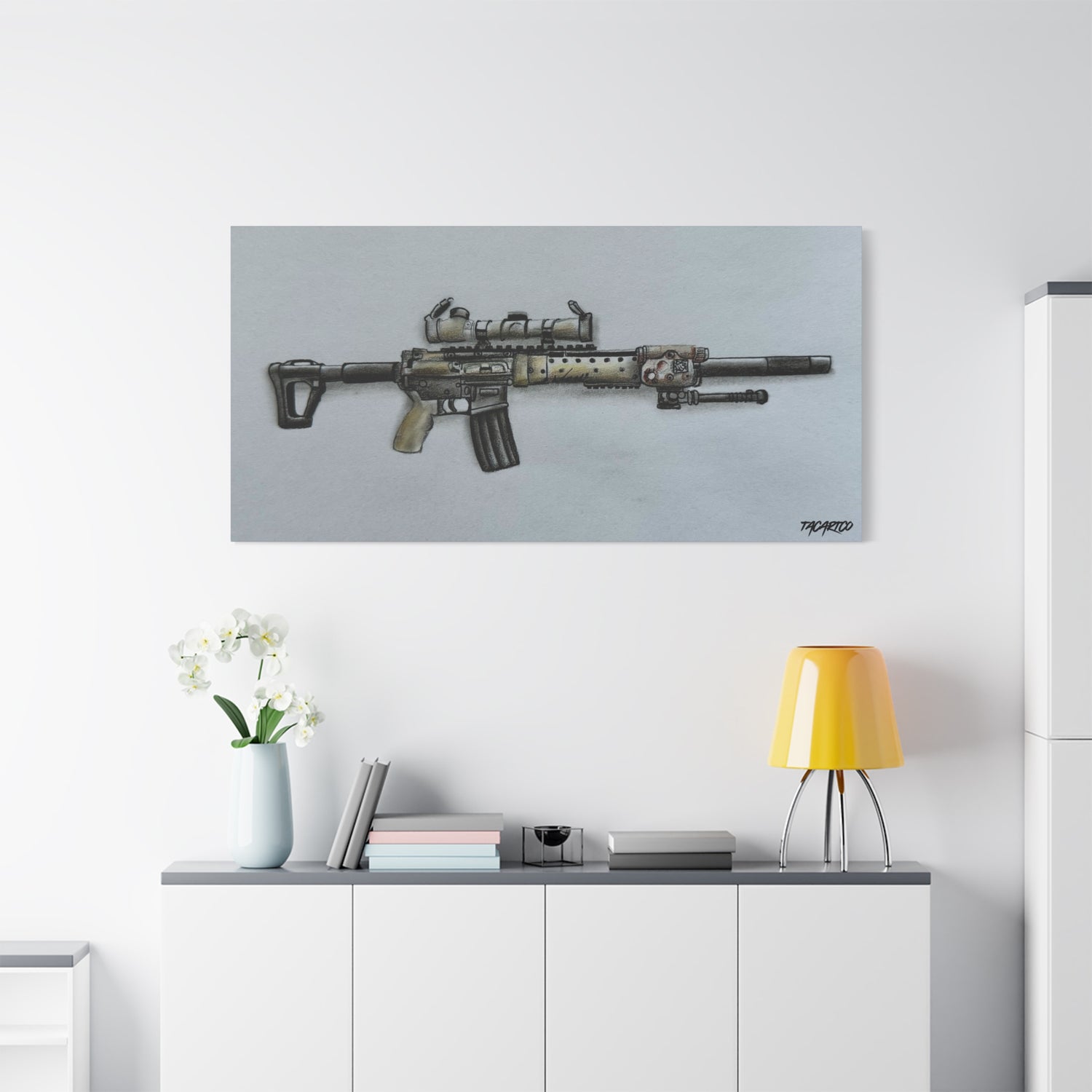 MK12 Mod H – Recce Rifle Canvas Print