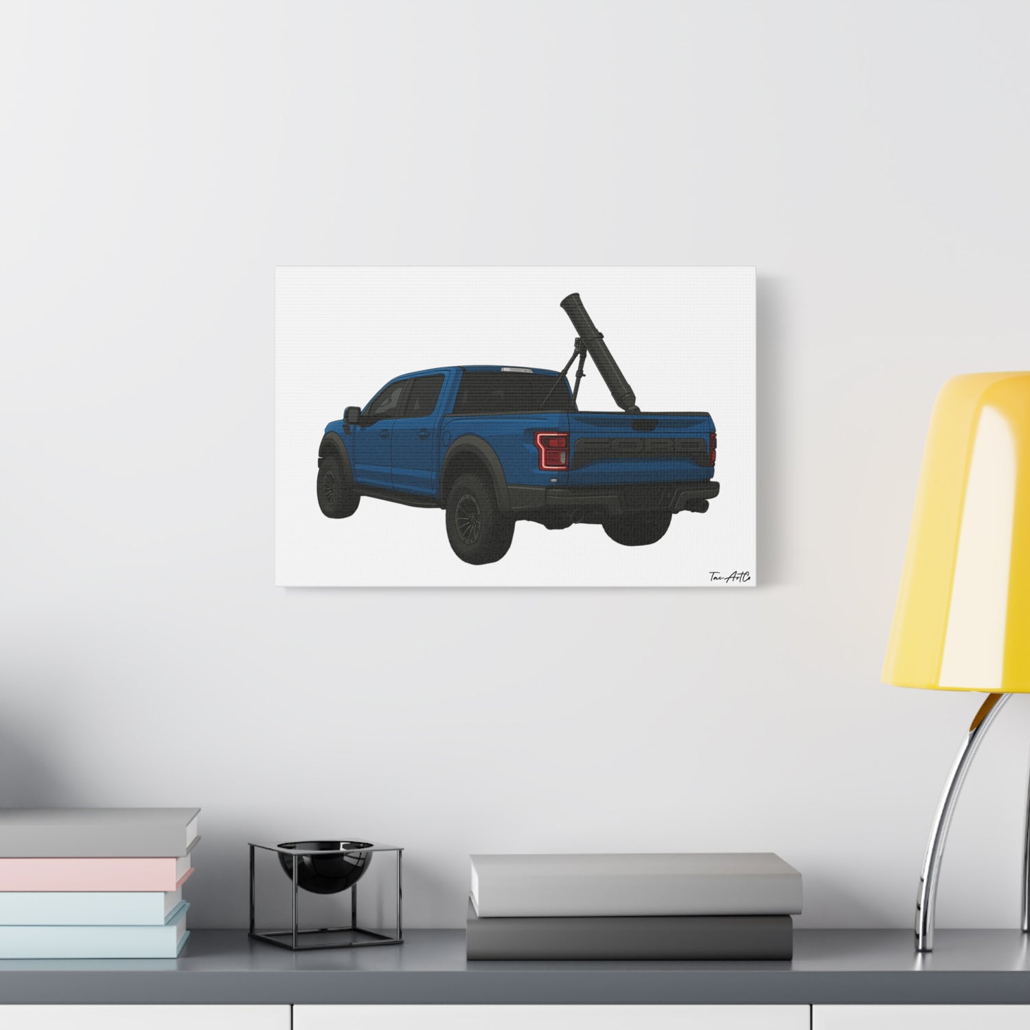 Heavy Payload – Raptor Mortar Rig Canvas Print