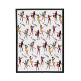 Pinup Girls v1 - Velveteen Plush Blanket
