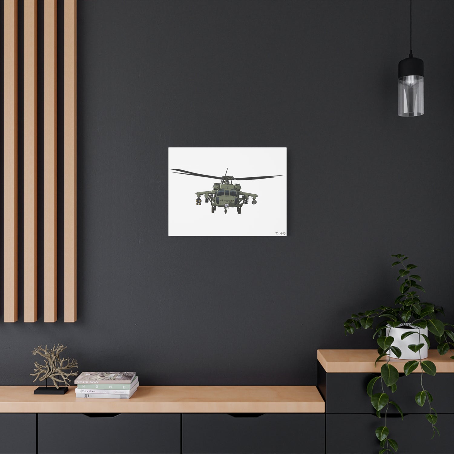 Black Hawk Helicopter – Canvas Print