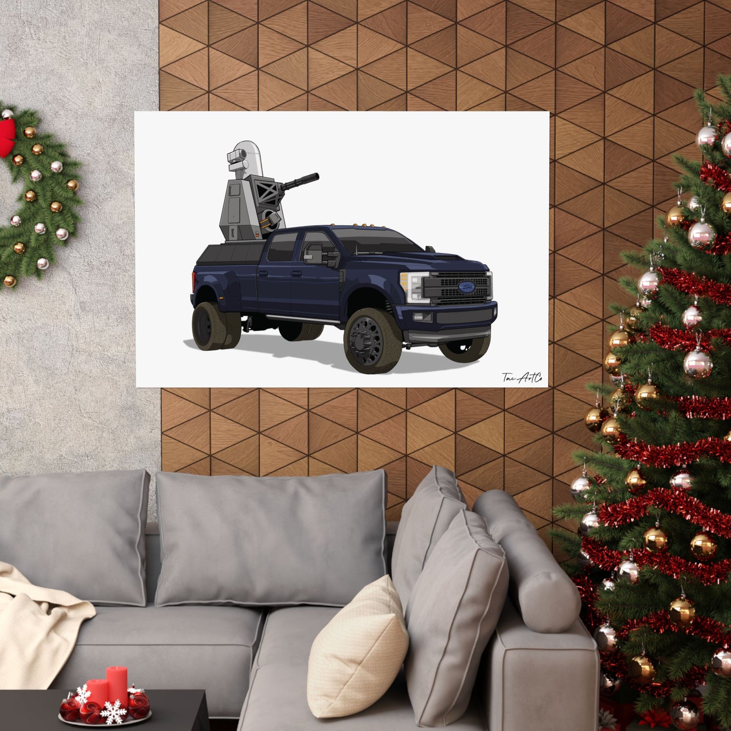 F350 Technical - Matte Poster