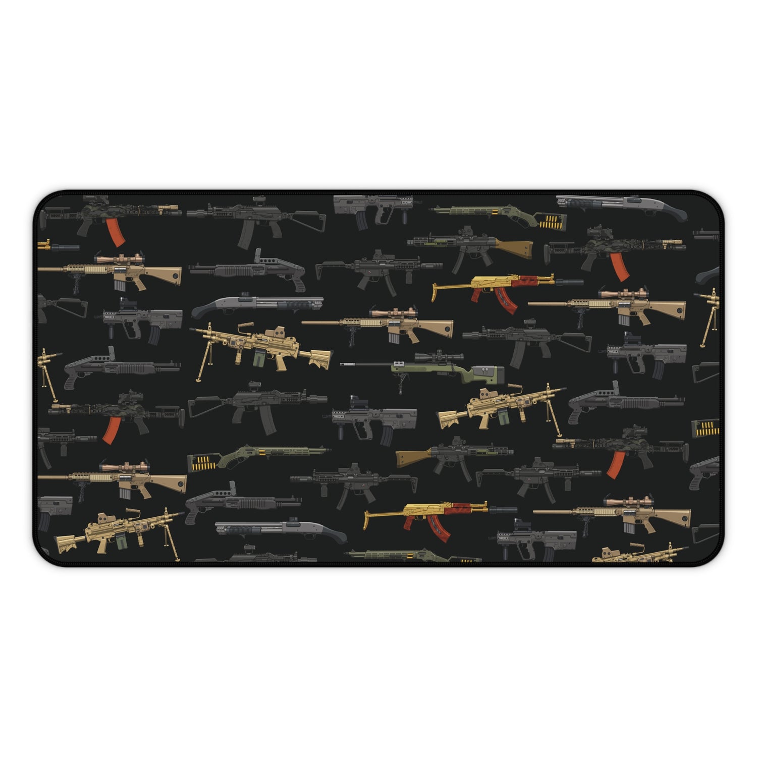 Firearm Assortment V2 – Desk Mat
