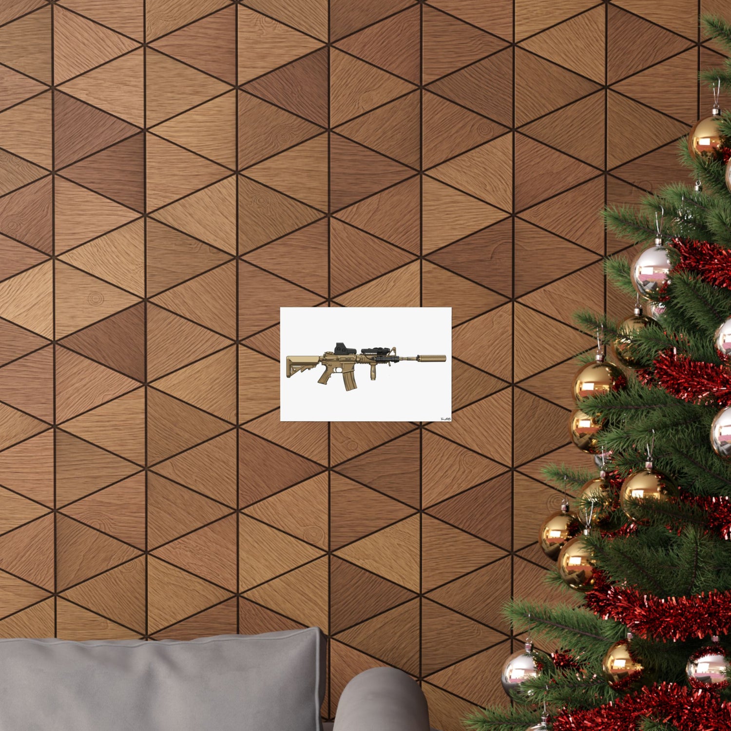 M4A1 Block I - Matte Poster