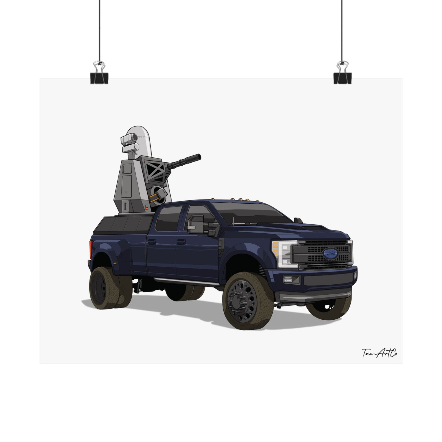 F350 Technical - Matte Poster