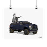 F350 Technical - Matte Poster