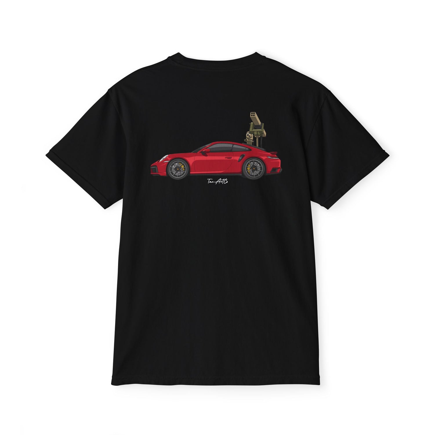 Porsche Technical w/ Flag - Comfort Color 6030 Pocket Tee
