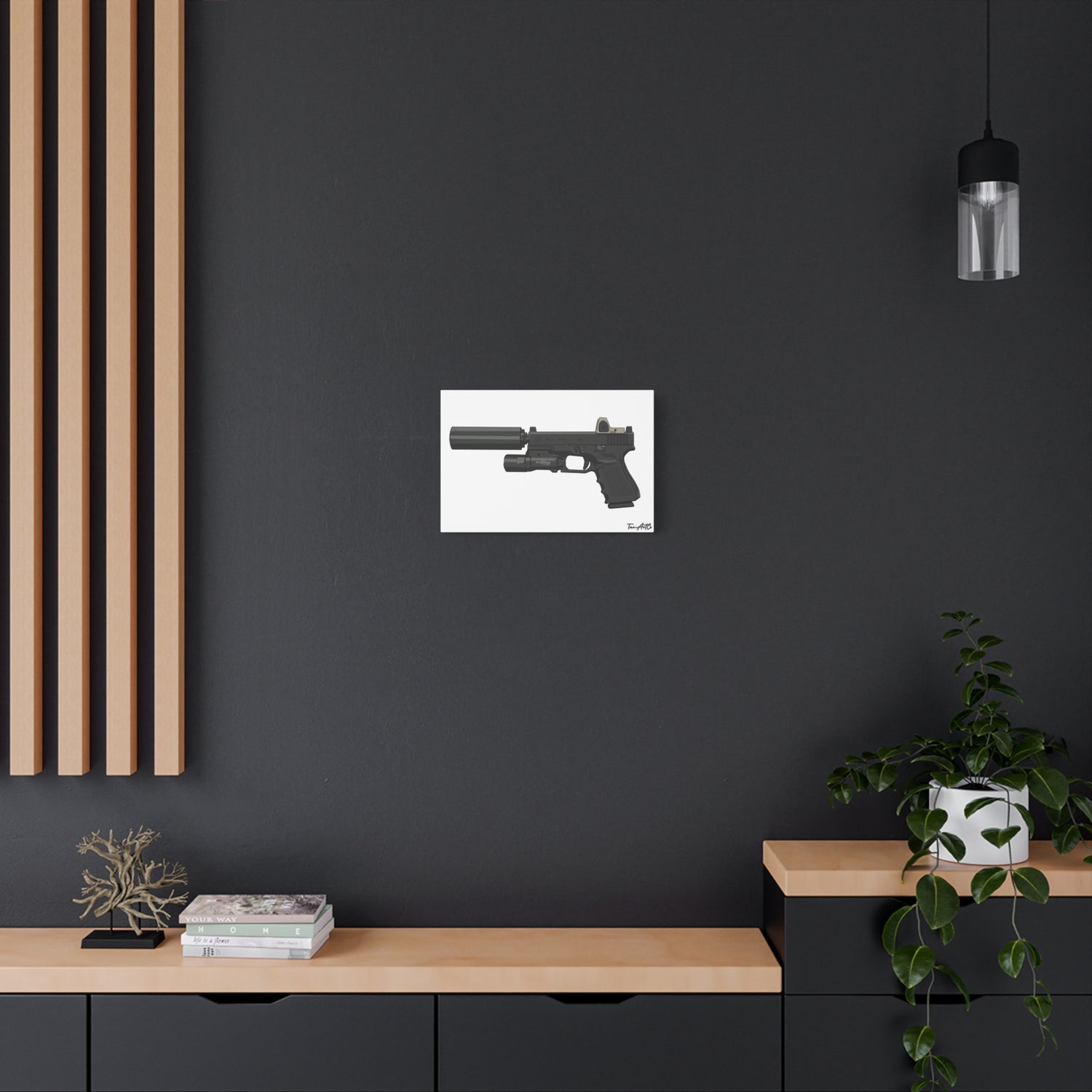 MK27 Mod 0 (Glock) - Canvas Print