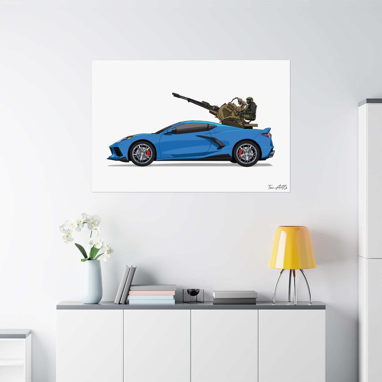 Corvette Technical - Matte Poster