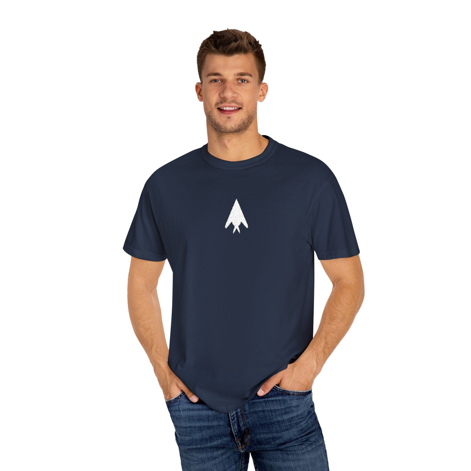 F-117 Nighthawk Top View – Embroidered Tee