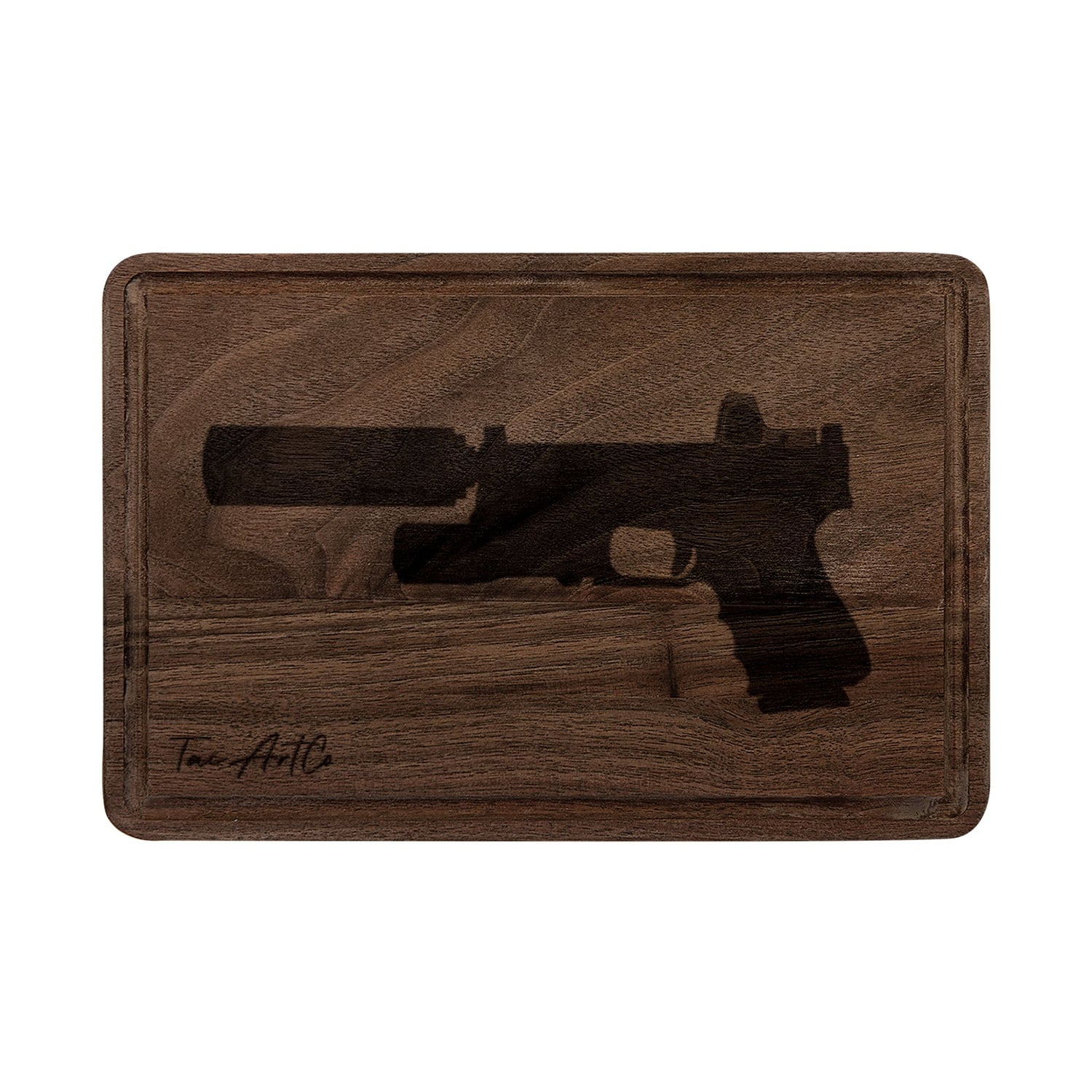 Glock 19 Suppressed w/ RMR - Cutting Board