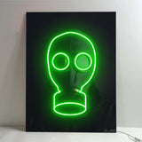Gas Mask  - LED Wall Art (RGB)
