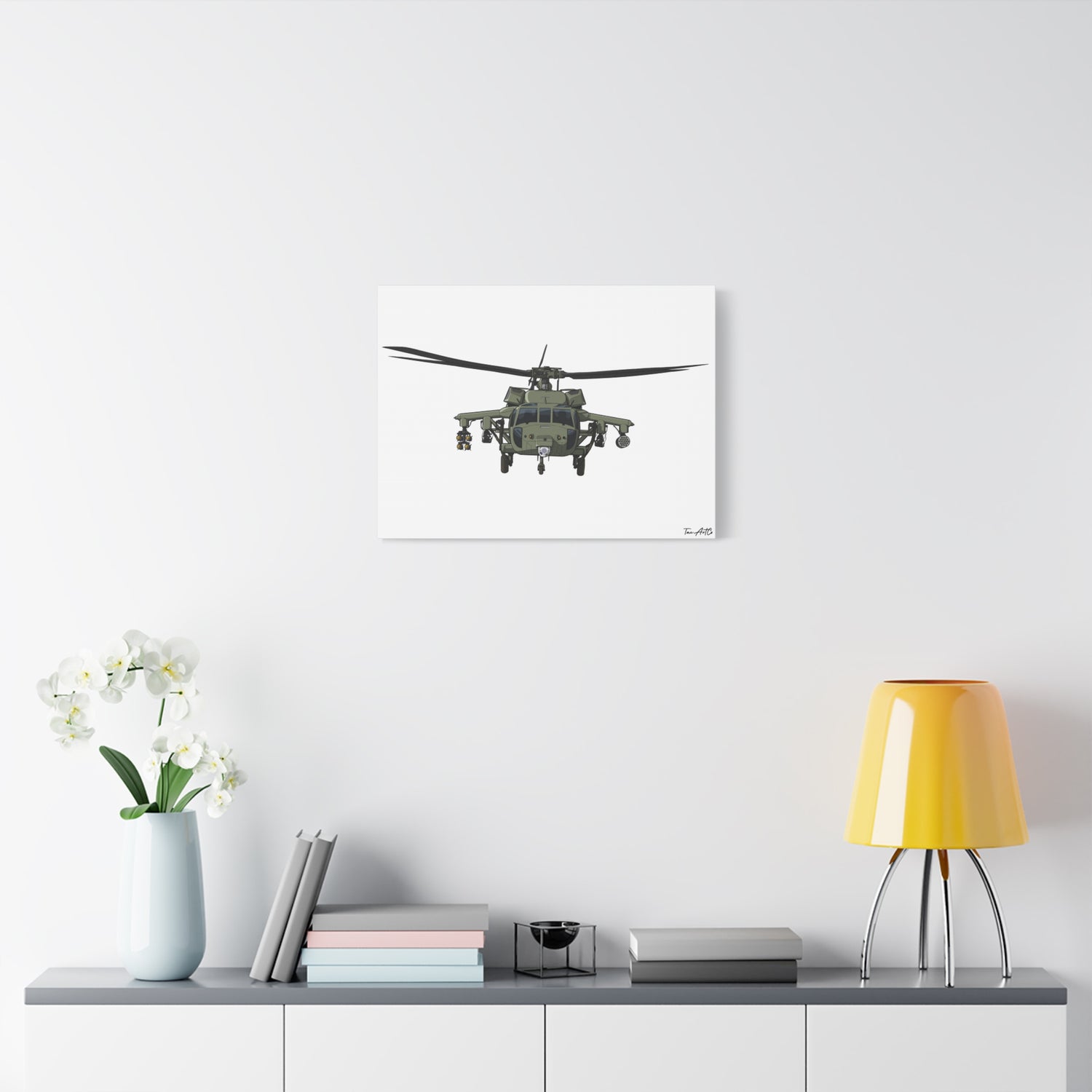 Black Hawk Helicopter – Canvas Print