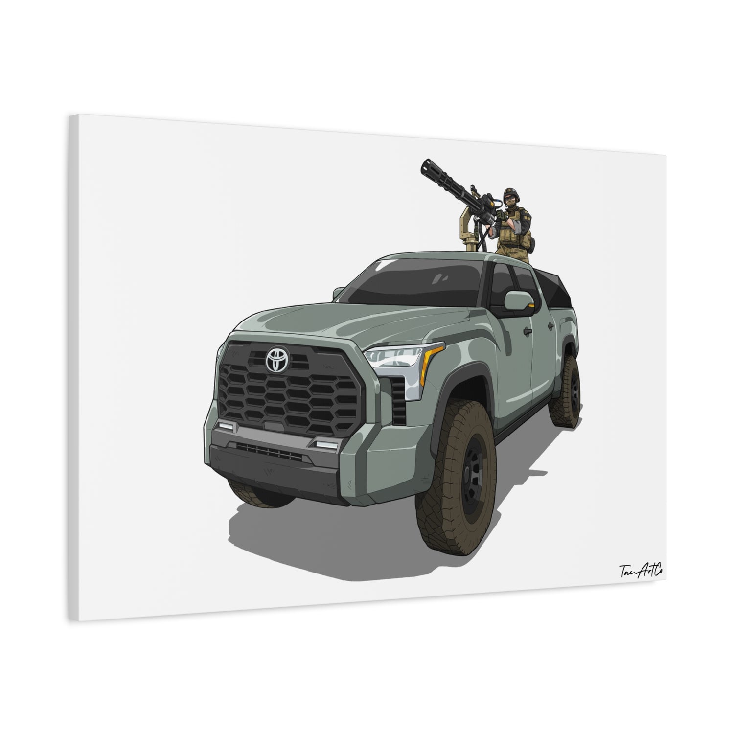Tundra Technical – Canvas Print