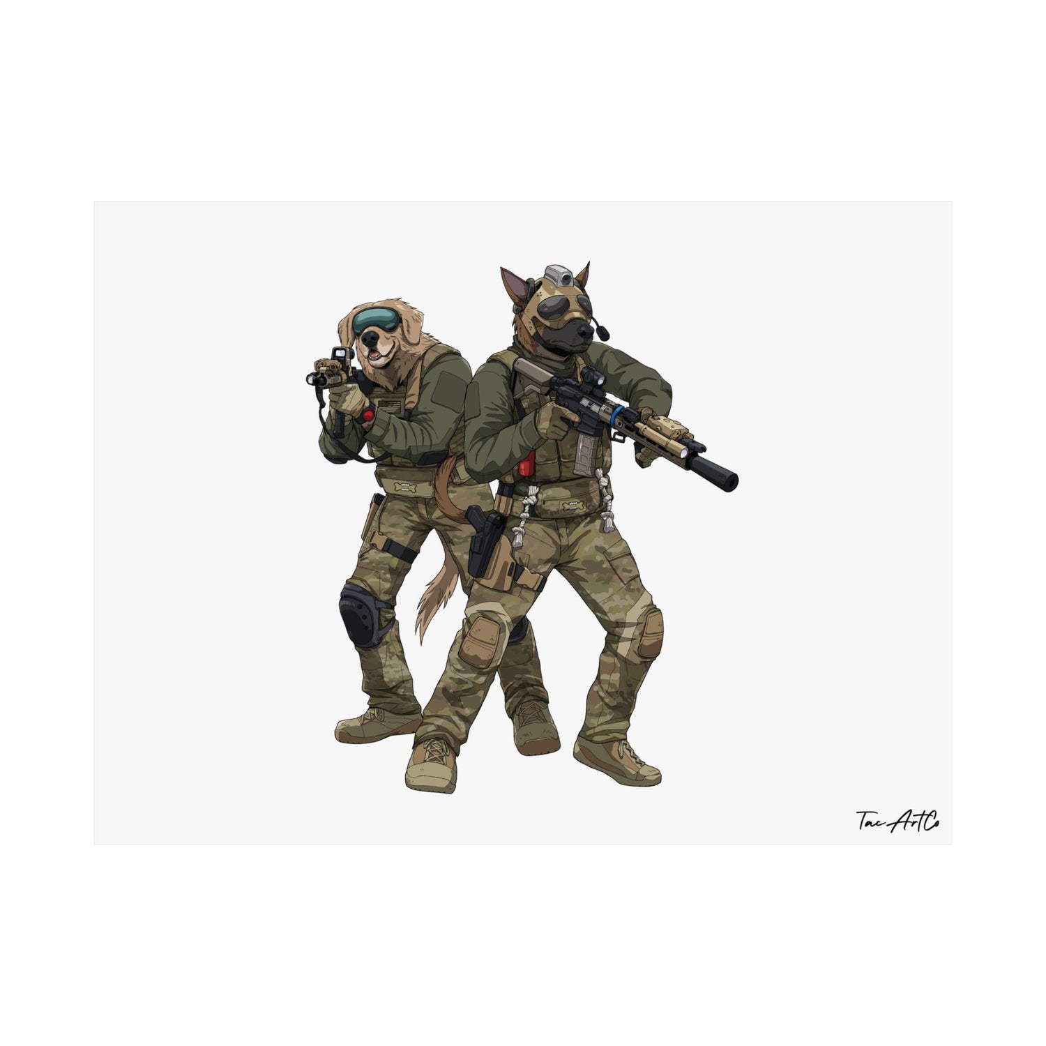 Assault Dog - Matte Poster