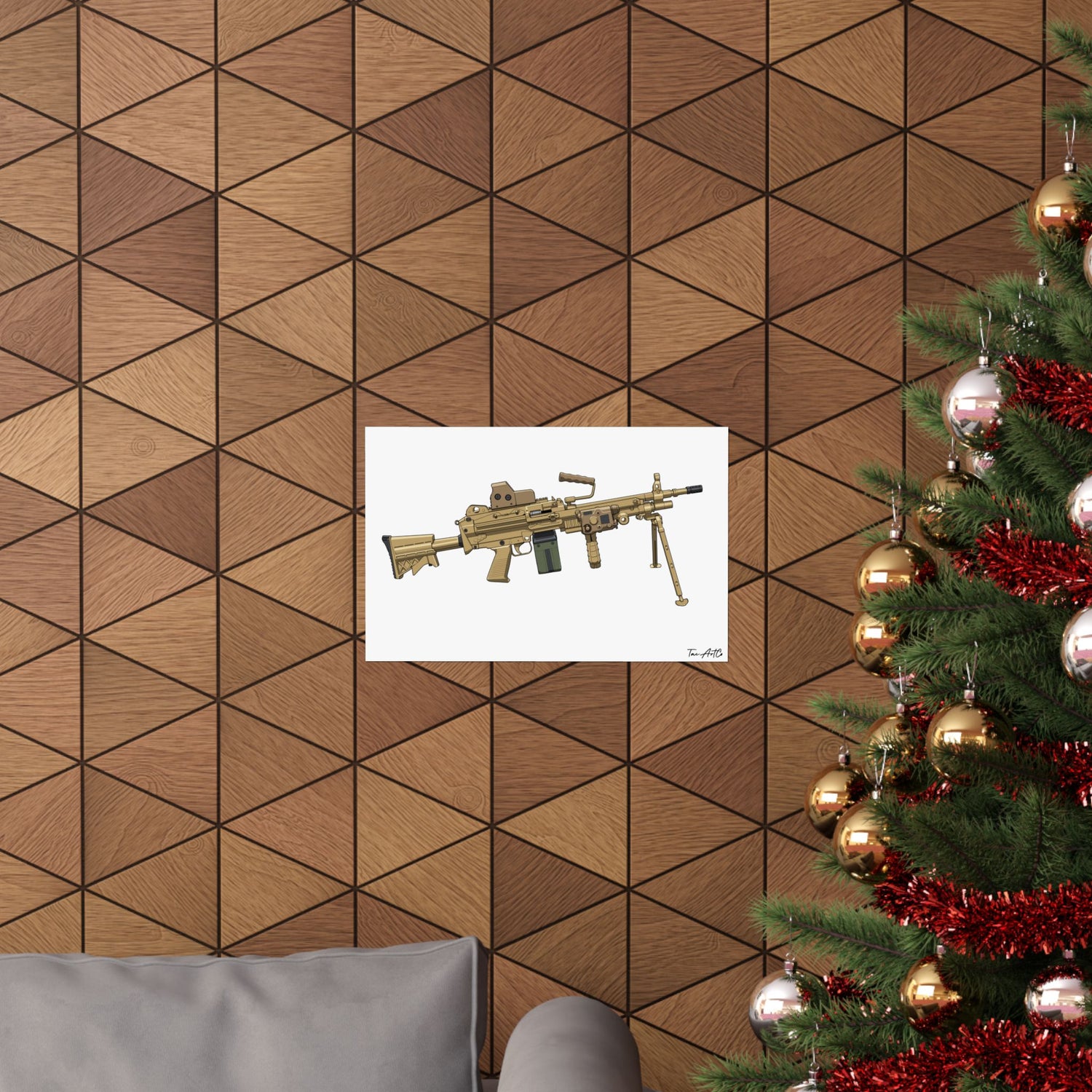 M249 LMG - Matte Poster