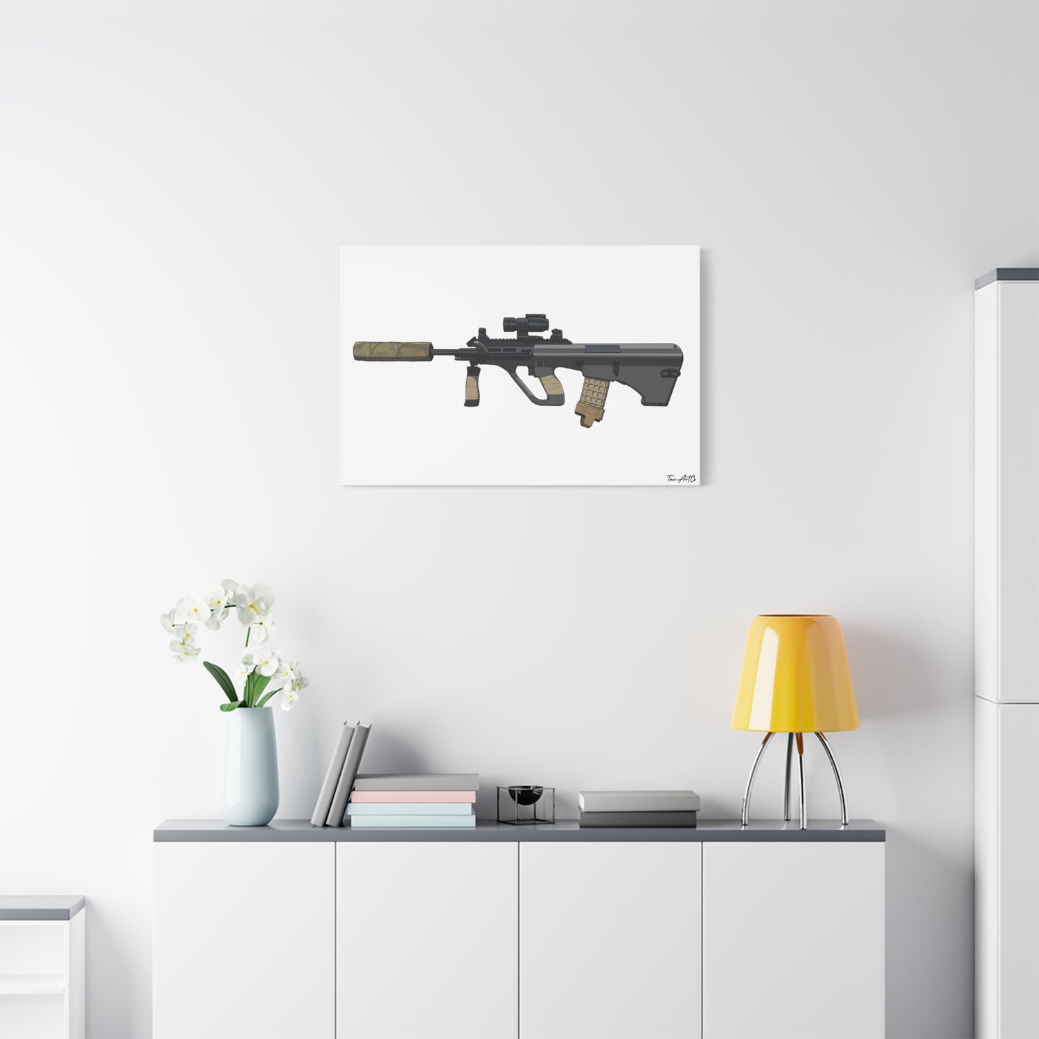 Steyr AUG – Bullpup Rifle Canvas Print
