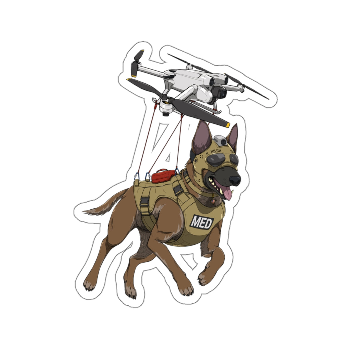 Drone Dog - Sticker