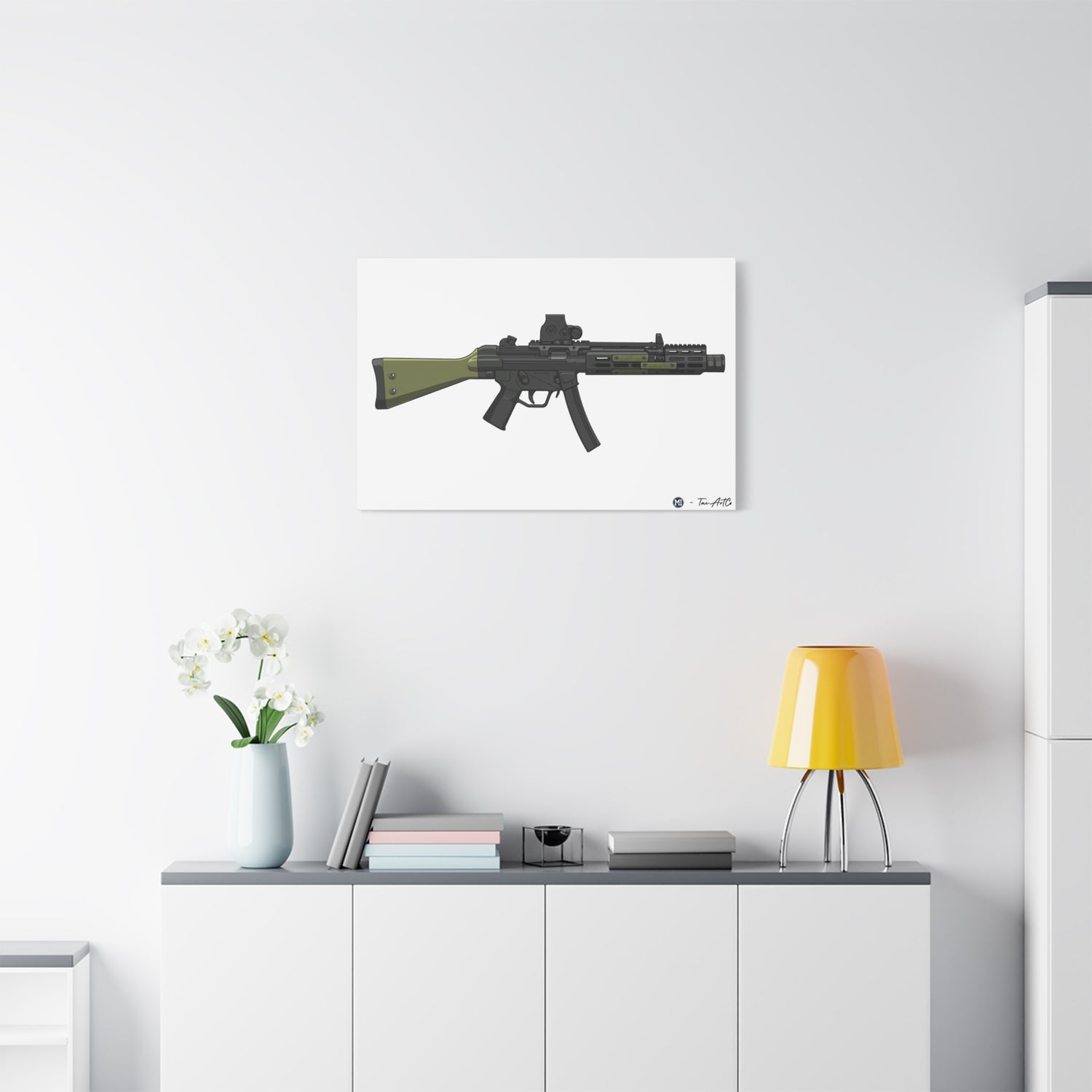 MP5 Canvas Print – Modern Classic