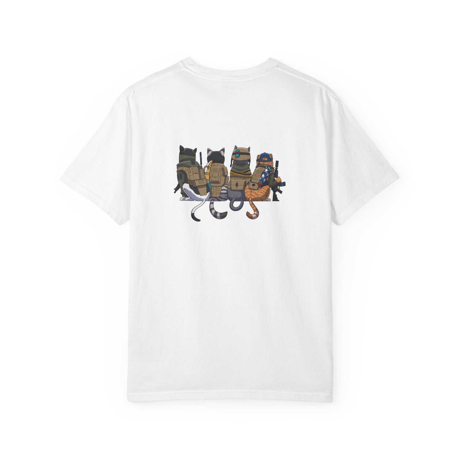 Tactical Cats – The Frontline Felines Tee (v1)