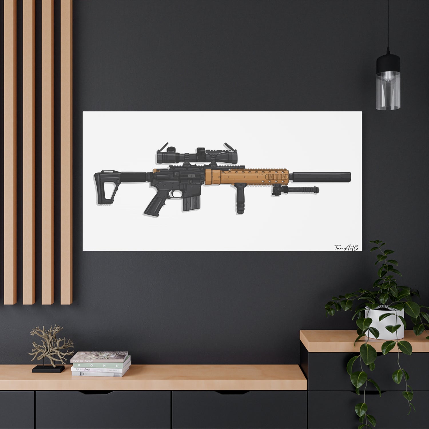 MK12 Mod H – Recce Rifle Canvas Print