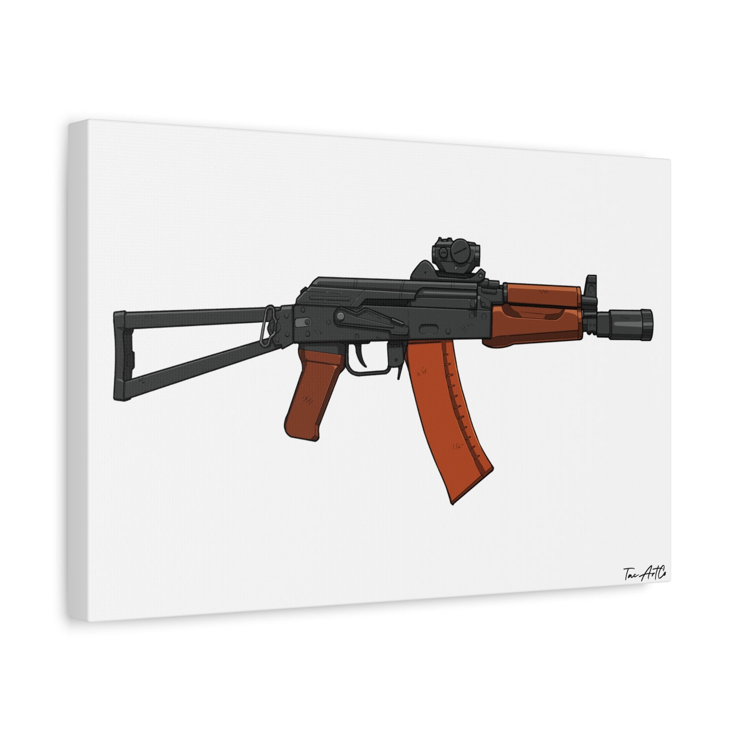 AKS-74U Krinkov – Shorty AK Rifle Canvas Print