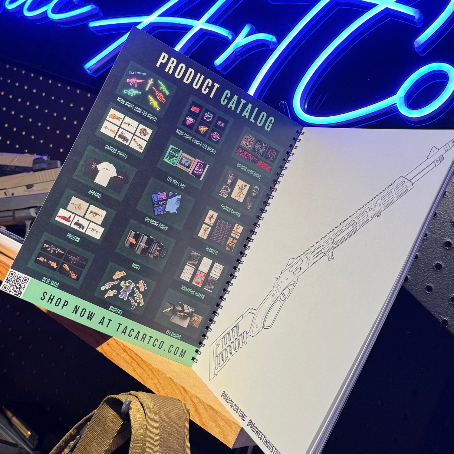 TacArt Coloring Books: Firearms Only Series - Second Edition