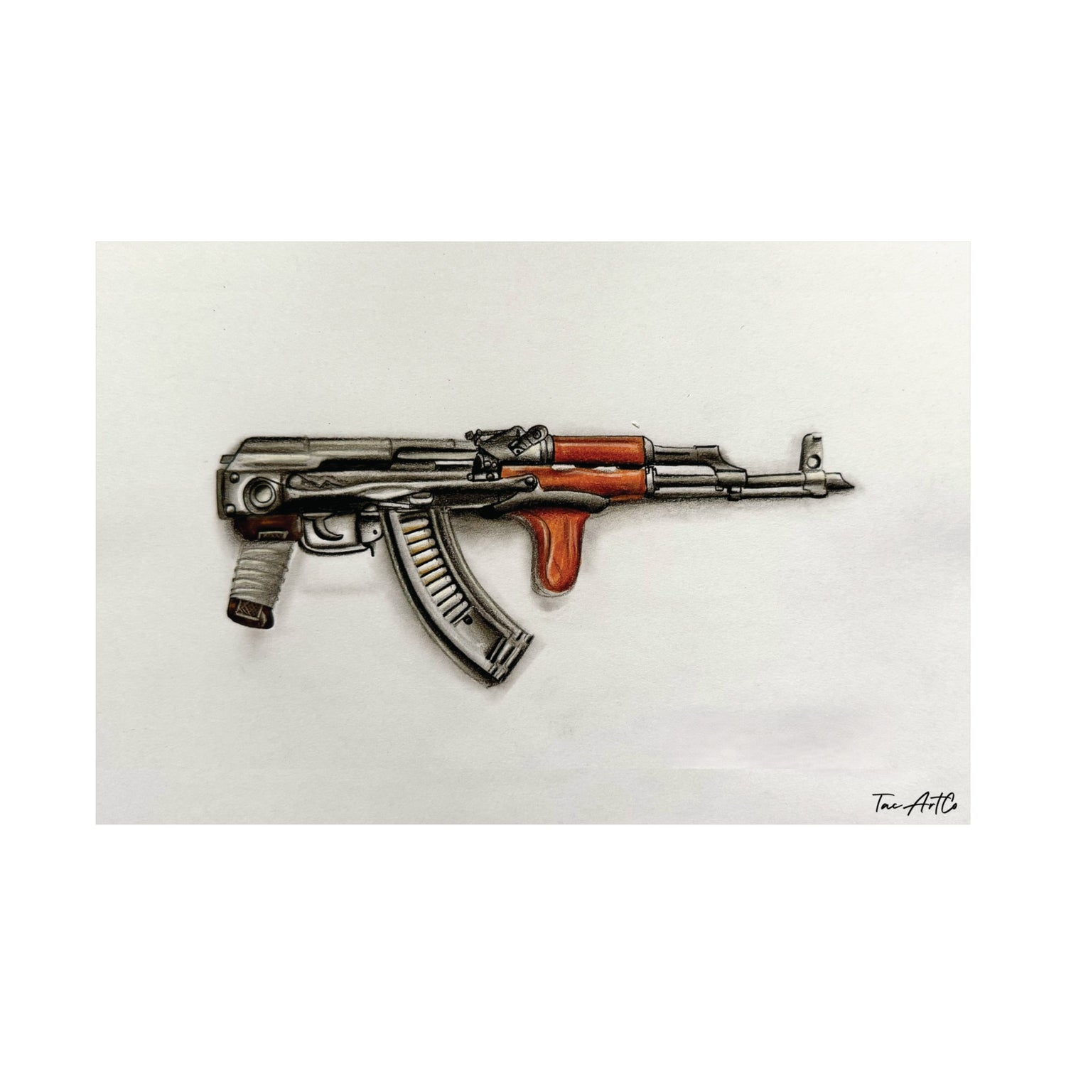 AK Under Folder W/Dong Sketch - Matte Poster