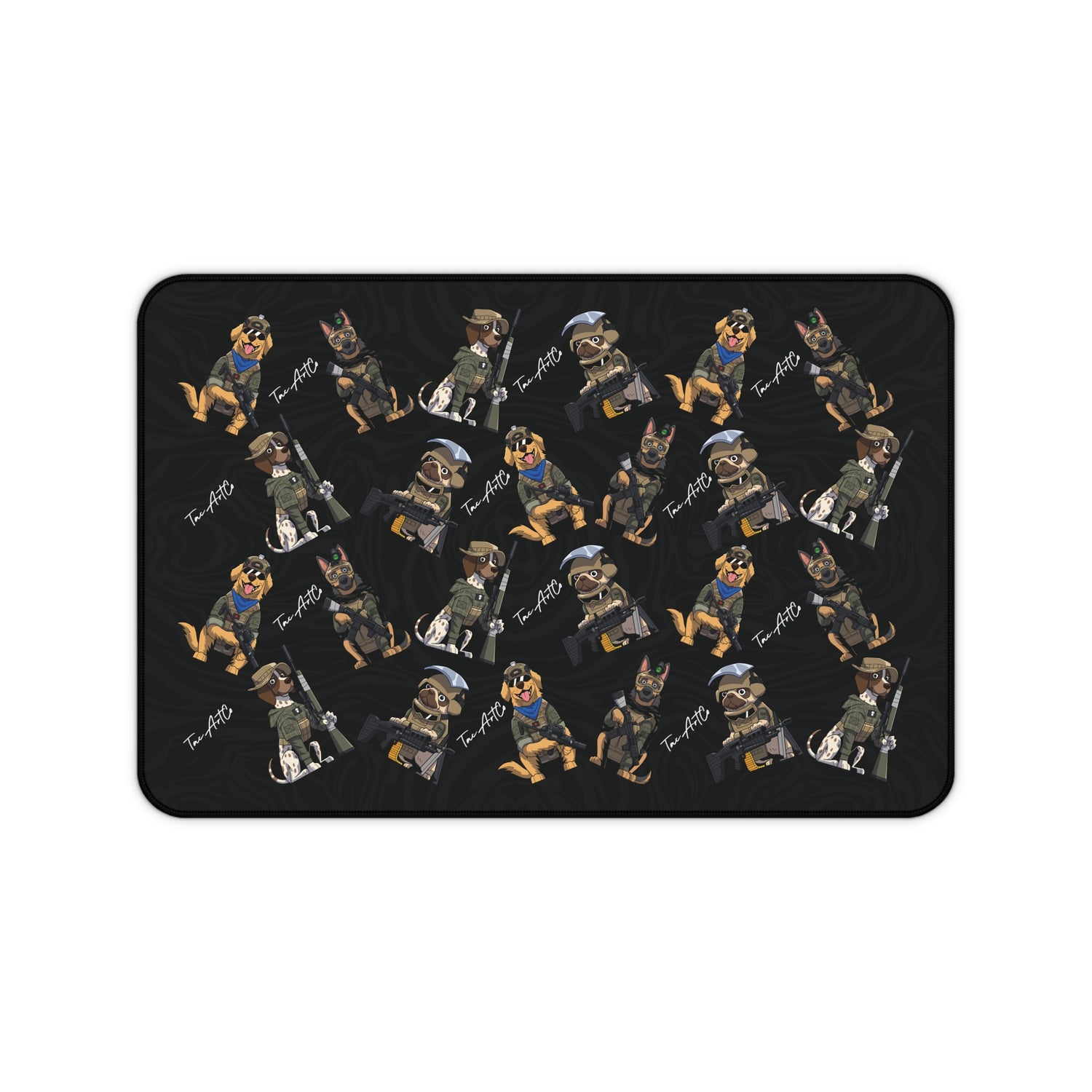 Dog Squad Pattern - Desk Mat