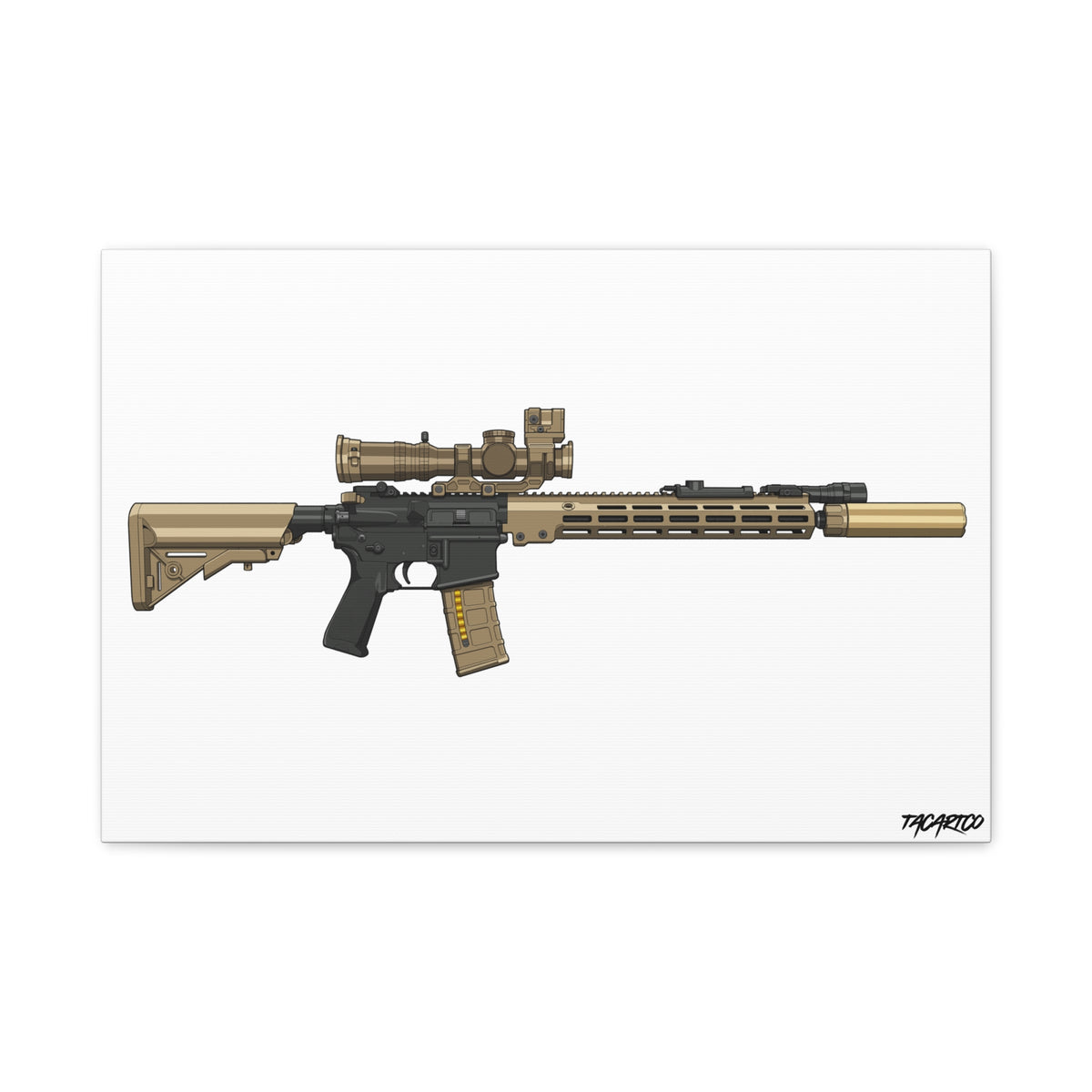URGI Rifle - Canvas Print