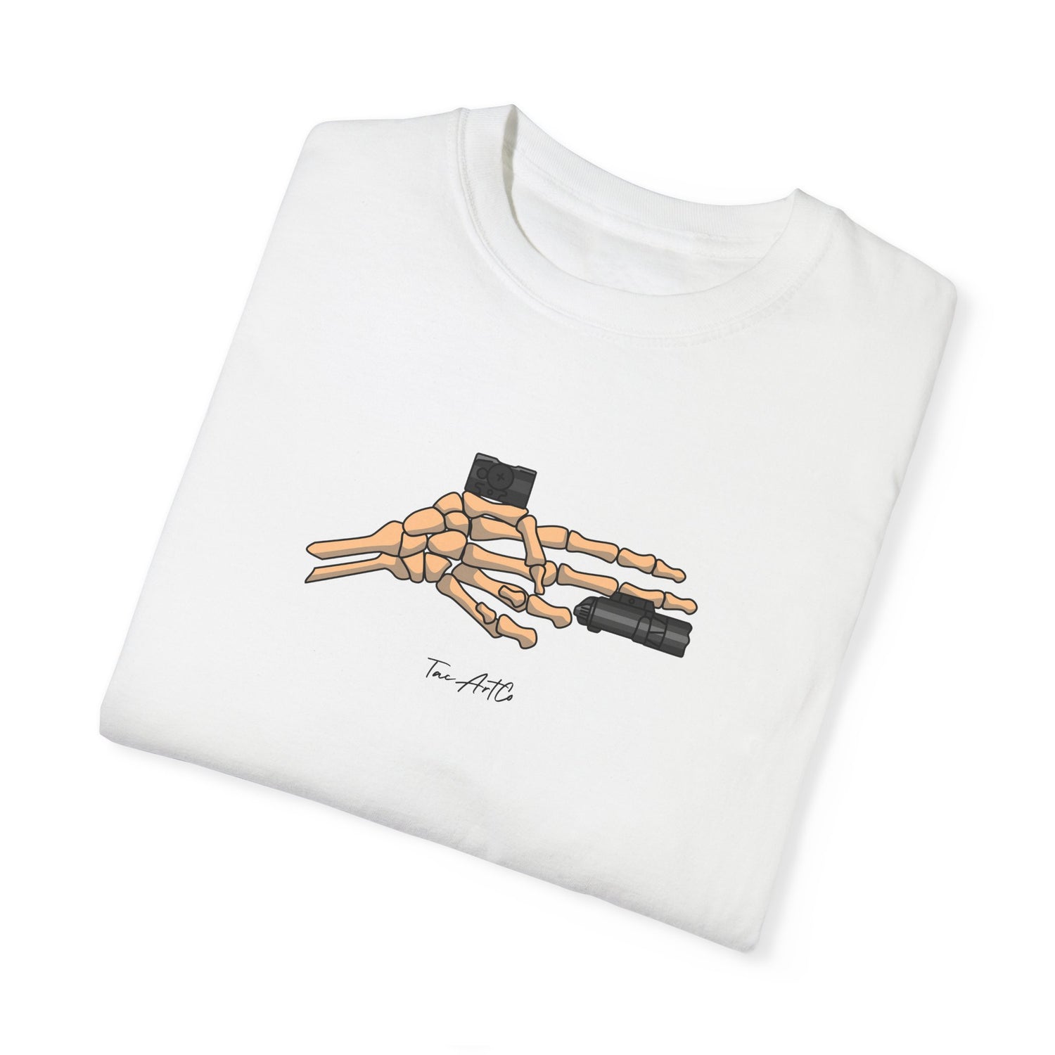 Skeleton Finger Gun - Comfort Color 1717 Tee