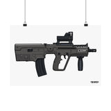 IWI X95 - Matte Poster (White Background)