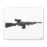 Modern War Boomer – Tactical BAR Canvas Print