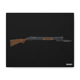 Mossberg 590A1 Retrograde - Canvas Print (Black Background)