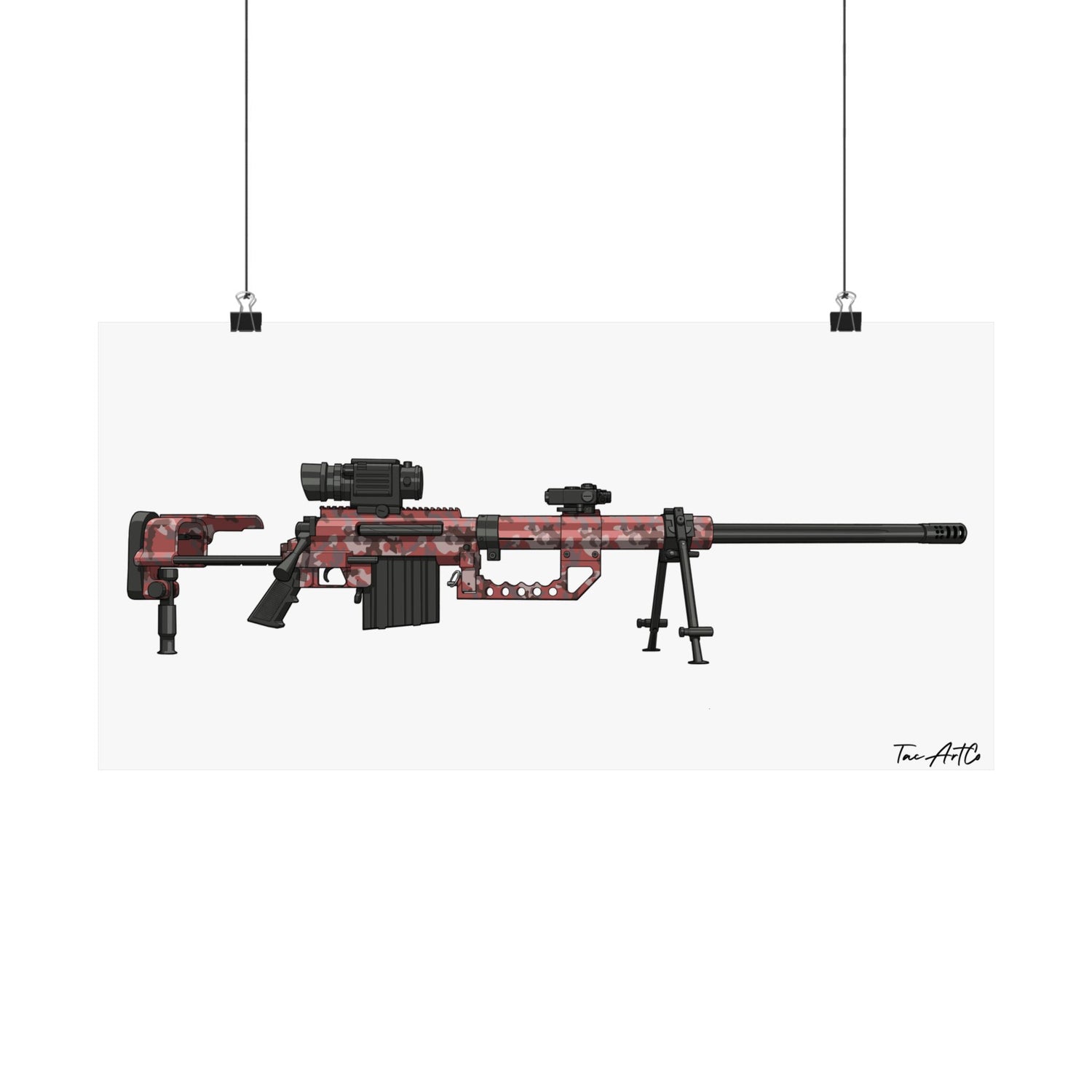 M200 Intervention COD Classic - Matte Poster
