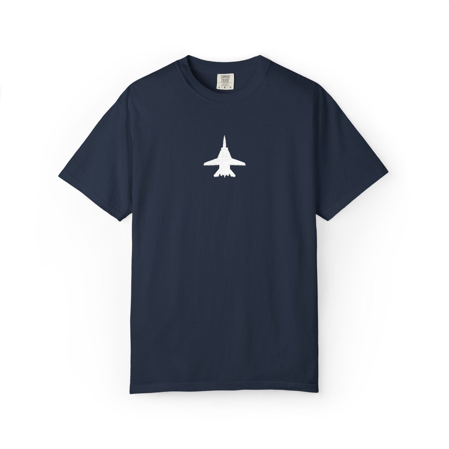 F-14 Tomcat Top View – Embroidered Tee