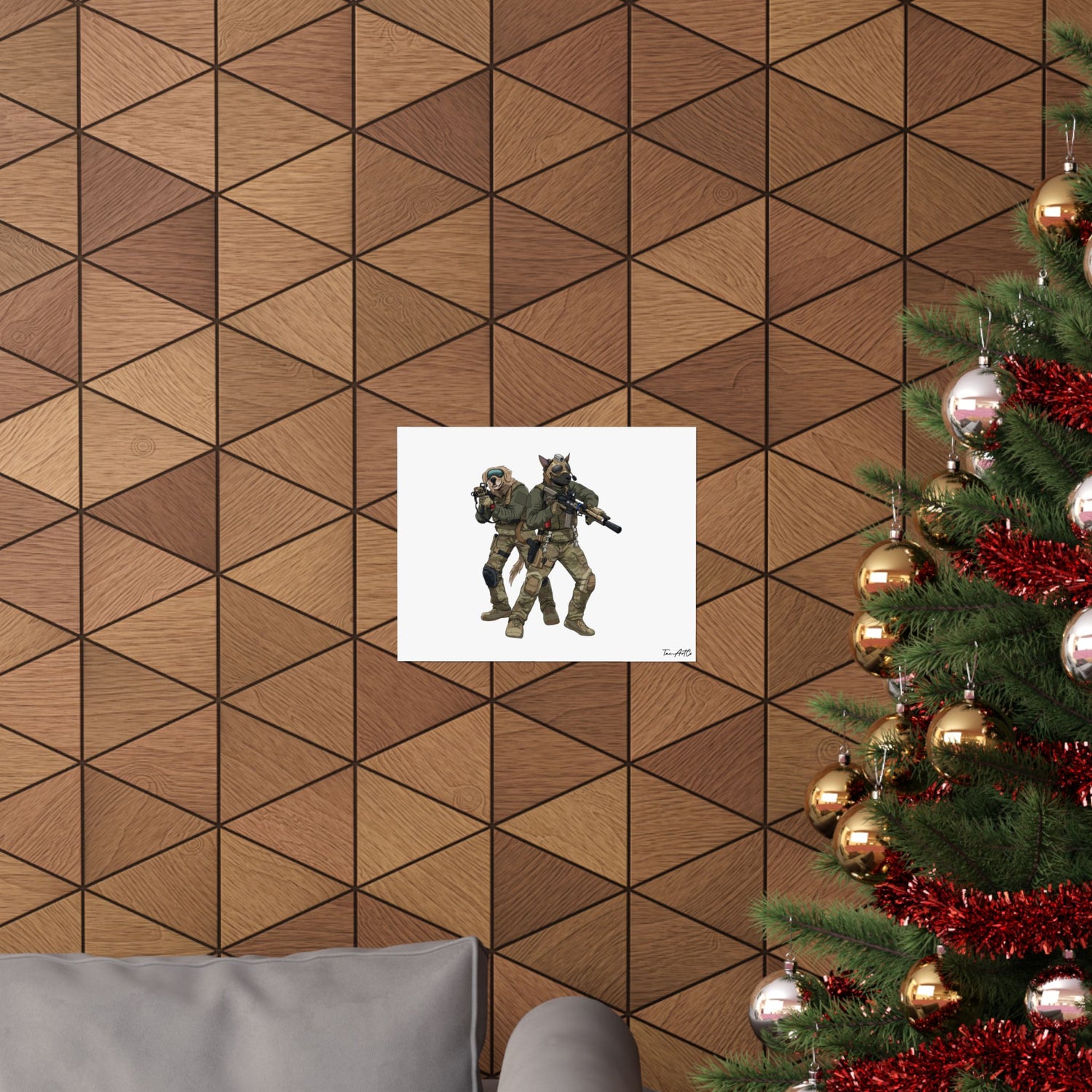 Assault Dog - Matte Poster