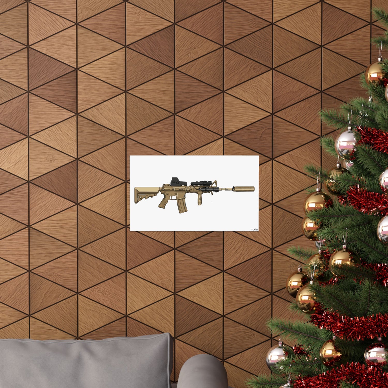 M4A1 Block I - Matte Poster