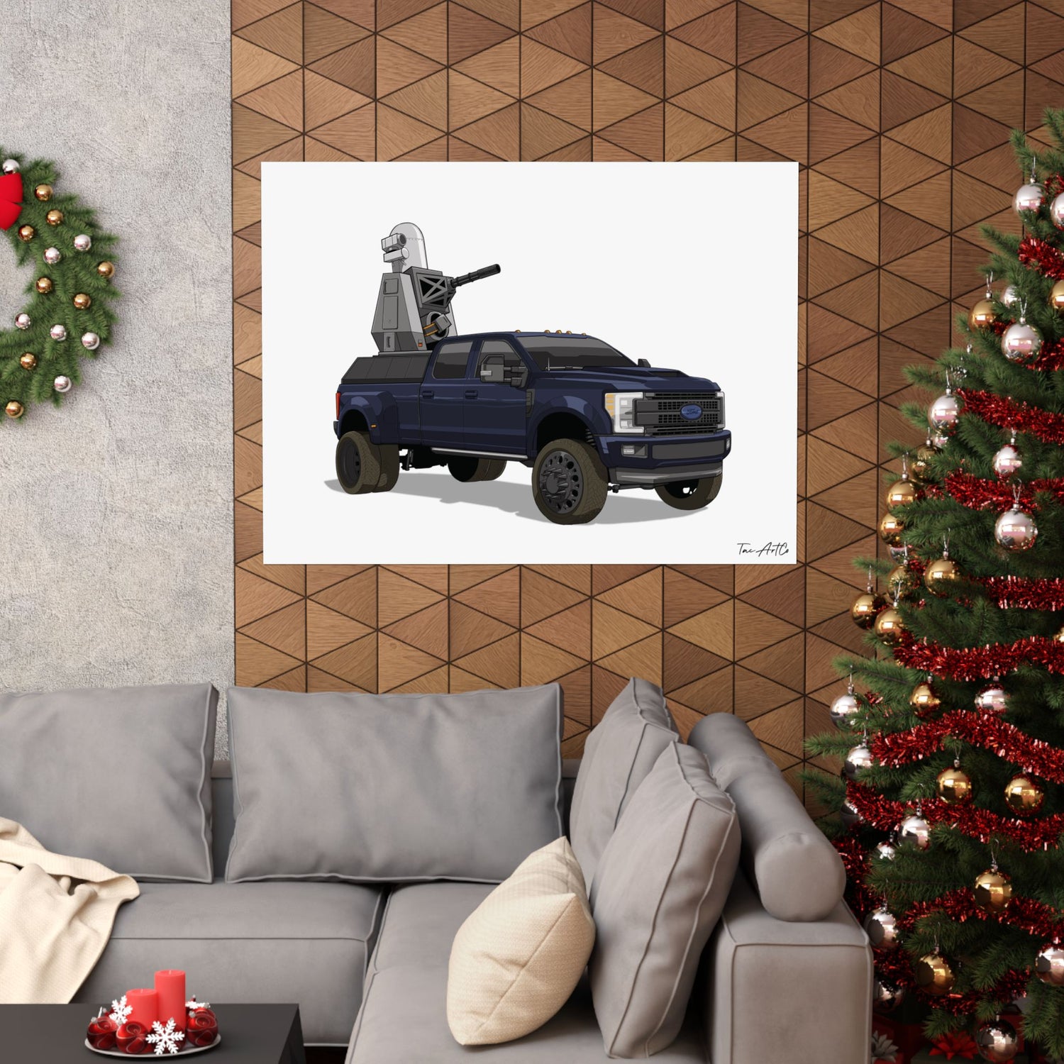 F350 Technical - Matte Poster