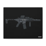 SIG MCX - Canvas Print (Black Background)