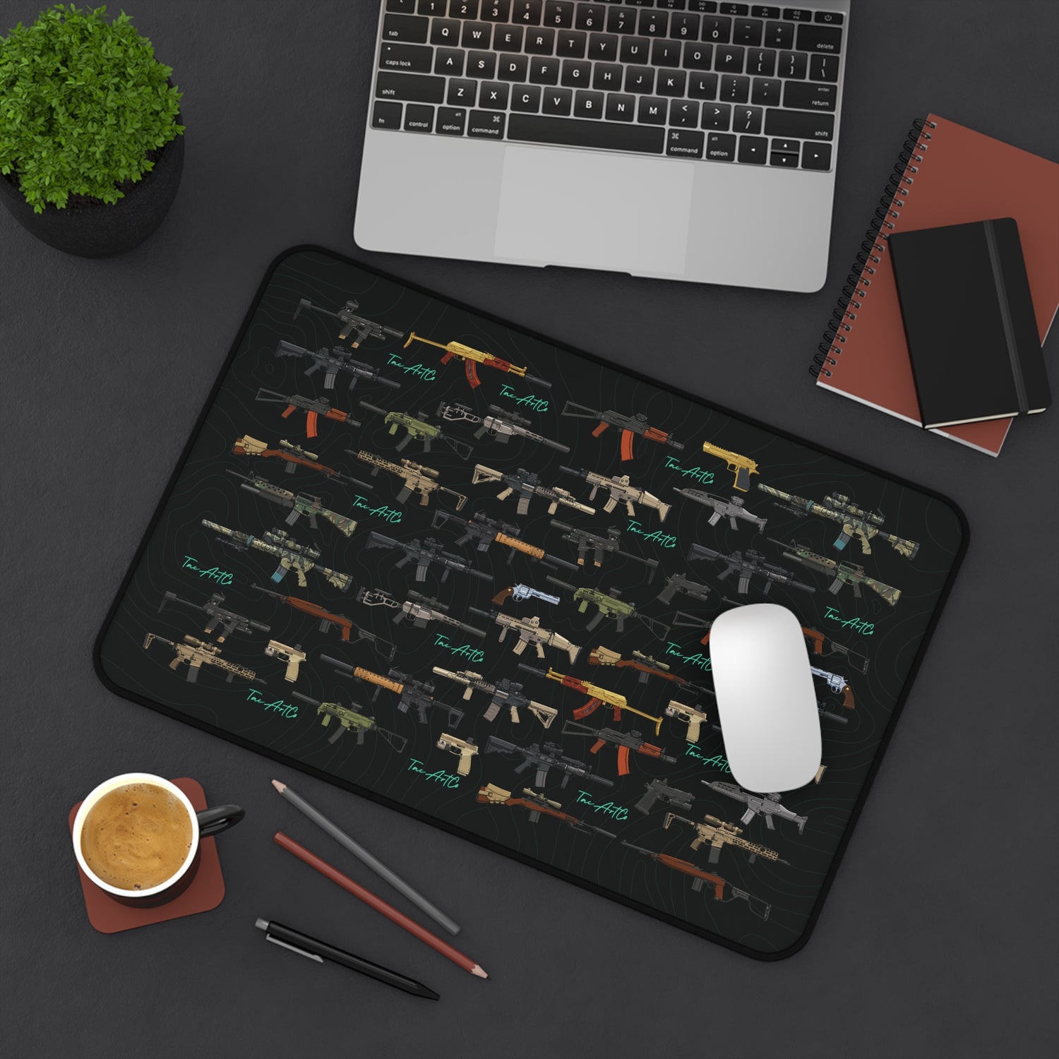 Firearm Assortment v1 - Desk Mat